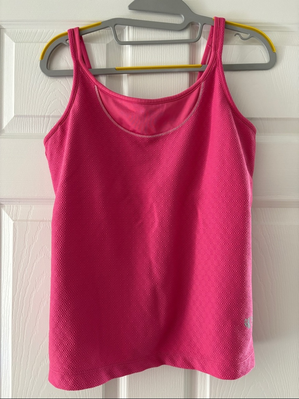 Pearl Izumi Hot Pink Diamond-Texture Tank Top